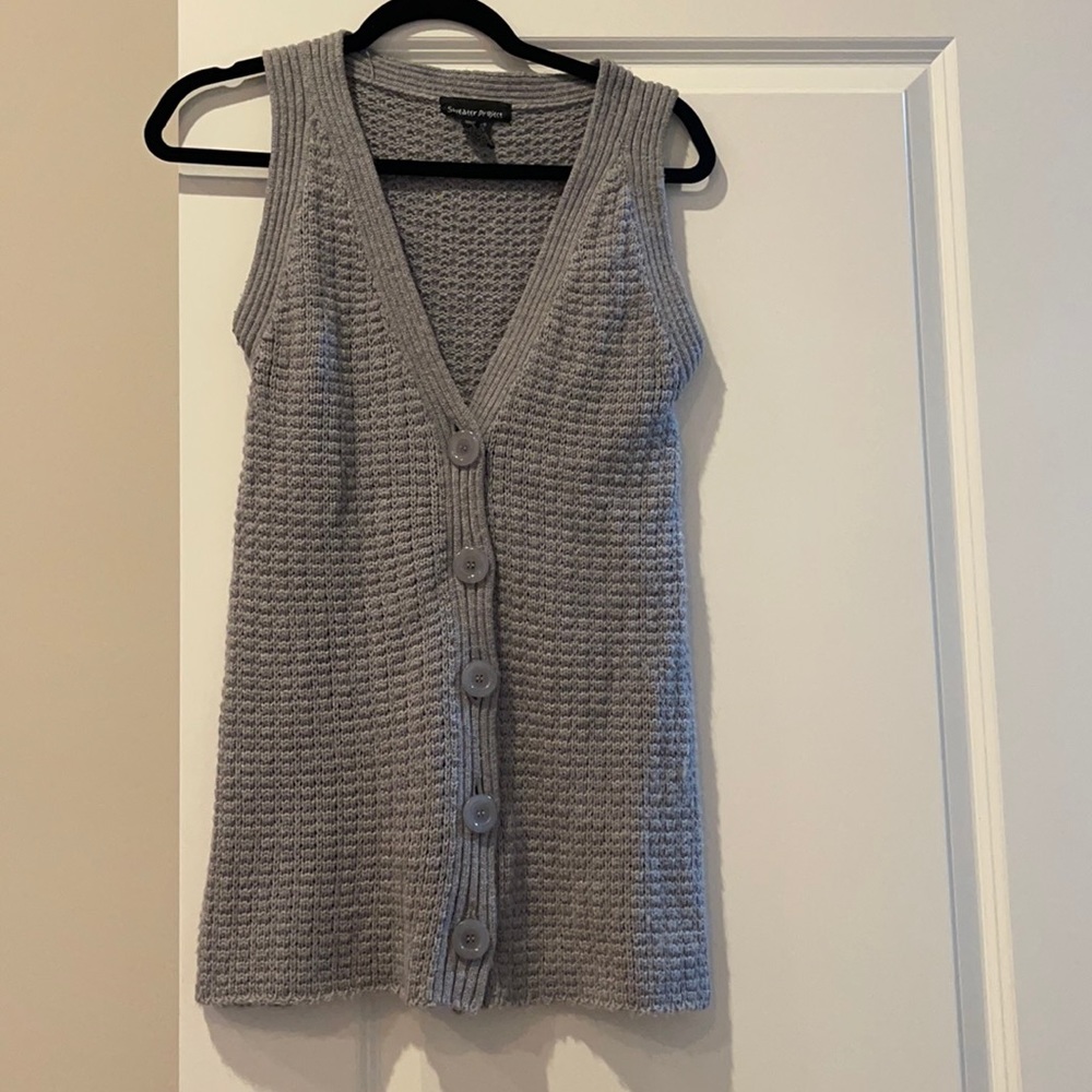 Gray sweater